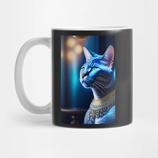 Glowing British Blue Mug